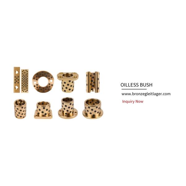 Oil-Free Bushing Square Flange Graphite Bronze Bushing