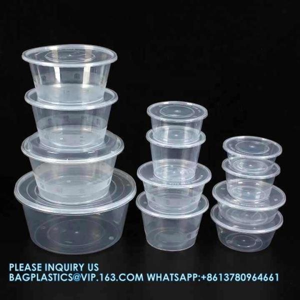 900ml Microwave Plastic Food Packaging Meal Prep Containers,Lunch Box Plastic BPA Free Plastic Bowl