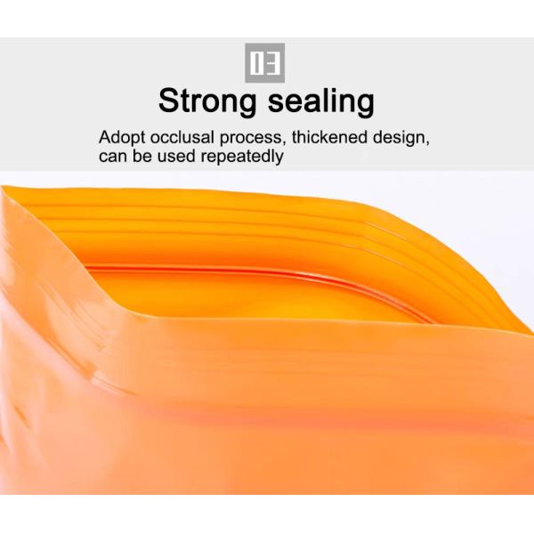 Small Colorful Degradable Aluminum Ziplock Foil Pouch For Product Packaging