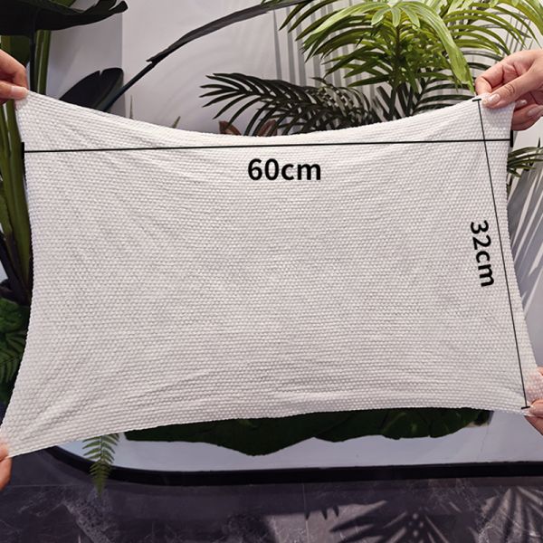 15pcs 32*60cm Embossed Round Bath Towel Compressed for Hiking Camping Beach Adult Travel