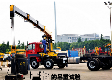 Efficient 12 Ton XCMG Straight Arm Hydraulic Truck Crane