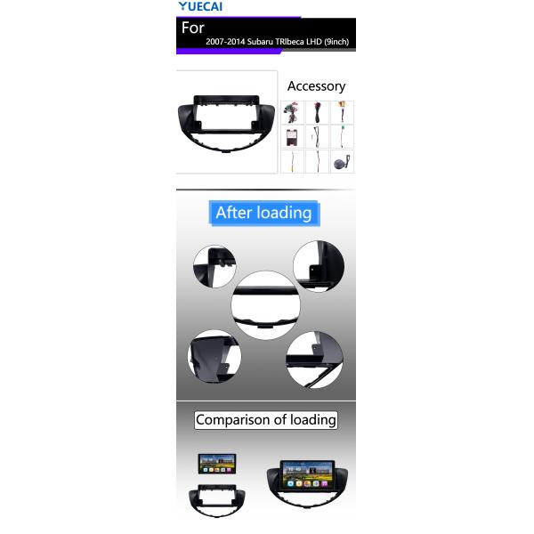 9 Inch Car Multimedia Player LHD 2007-2014 Subaru TRibeca Head Unit