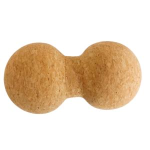 Bolas naturais portáteis de Cork Peanut Roller Yoga Massage para os músculos