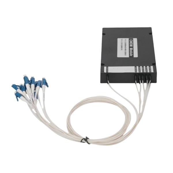 SC/UPCコネクタタイプ CWDM MUX DEMUX ABSボックス メトロアクセスとデータセンター用 双ファイバー4チャネル Mux Demux 1550〜1610nm