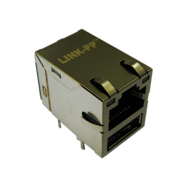 Маньетикс соединителя ЛПДЖУ3101АОНЛ 10/100Басе-Т УСБ РУ3-261А1Д11 РДЖ45 с приведенный