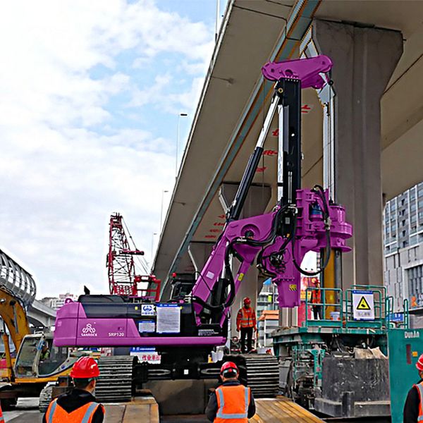 Portable Rotary Drilling Rig Table Slewing Angle 360°  Building Piles Rotary Borehole Drilling Machine