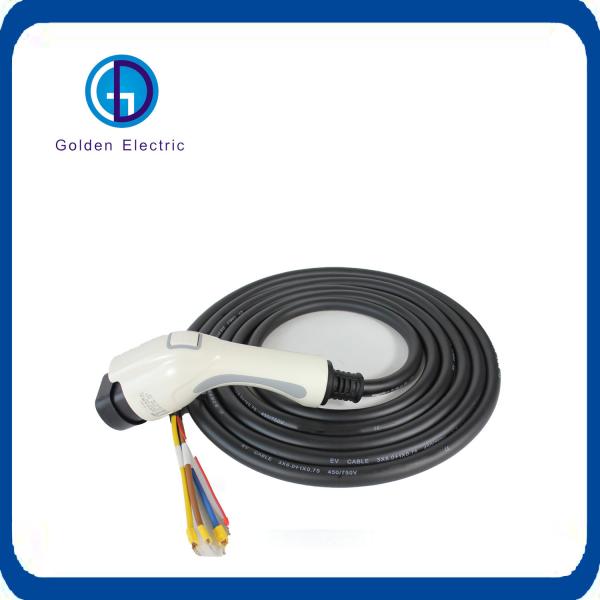 Energy Car Black 16A Type 2 Charging Cable Single Phase With DC Power Input