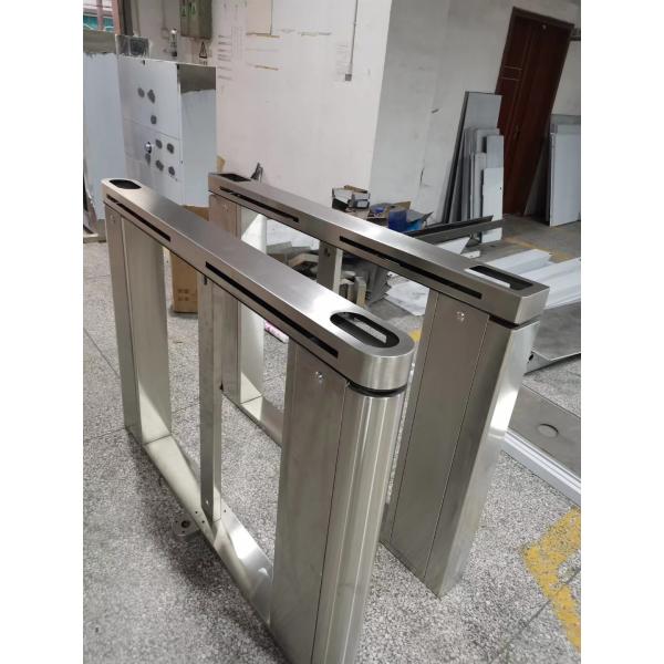 Tempered Glass Wing SS304 Speed Gate Turnstile