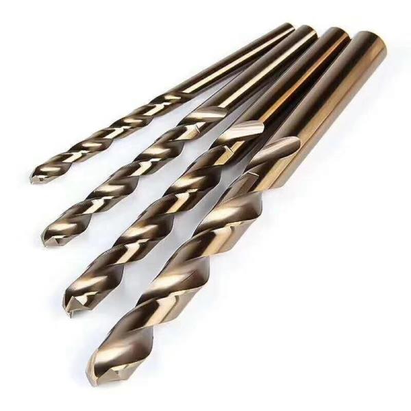 DIN338 HSS CO Twist Jobber Drill Bits,Ground Drill Bits,For Stainless Steel Drilling,1mm to 13mm size in amber coating