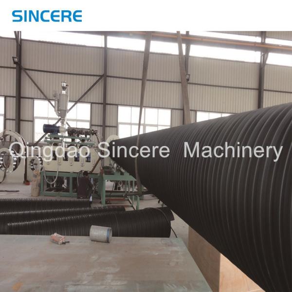 Ligne d'extrusion de tuyaux en spirale de remontage des eaux usées équipement d'extrusion de tuyaux en acier renforcé en plastique