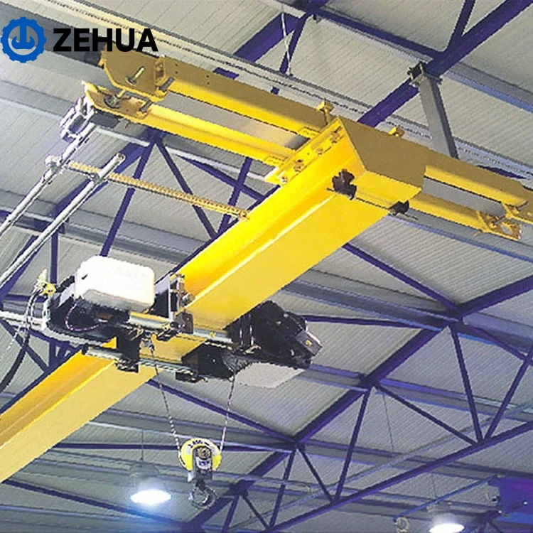 New Design European Double Girder Overhead Crane 10-30 Ton PLC-controlled Gear-driven Motor Engine Powered High Efficiency