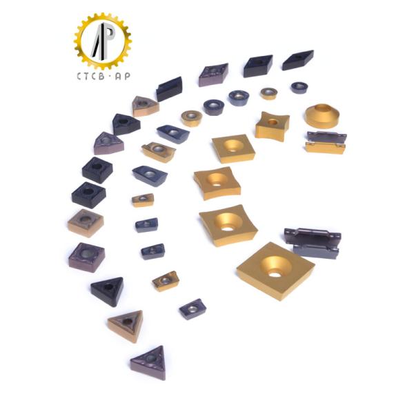 Hard Metal Tungsten Carbide Inserts For Machining Steel / Cast Iron 120-200M / Min
