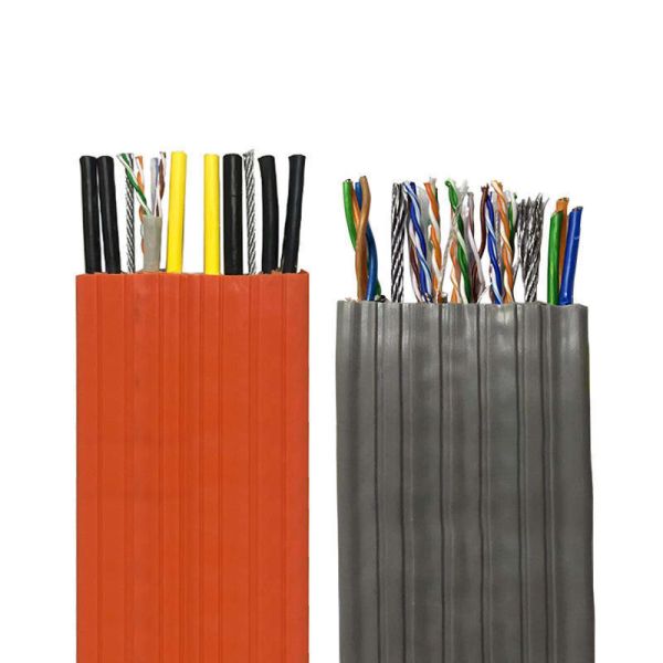 Cable viajero industrial de ascensor de 450 V, cable plano de alimentación de tamaño personalizado
