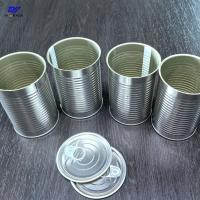Taille D73x113mm 300g Boîte d'étain vide pour emballer la sauce