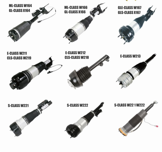 Reemplazo automático de piezas delanteras de amortiguación de aire Suspensión de resorte para Mercedes Benz Clase S W222 2223207001 2223206901 4matic