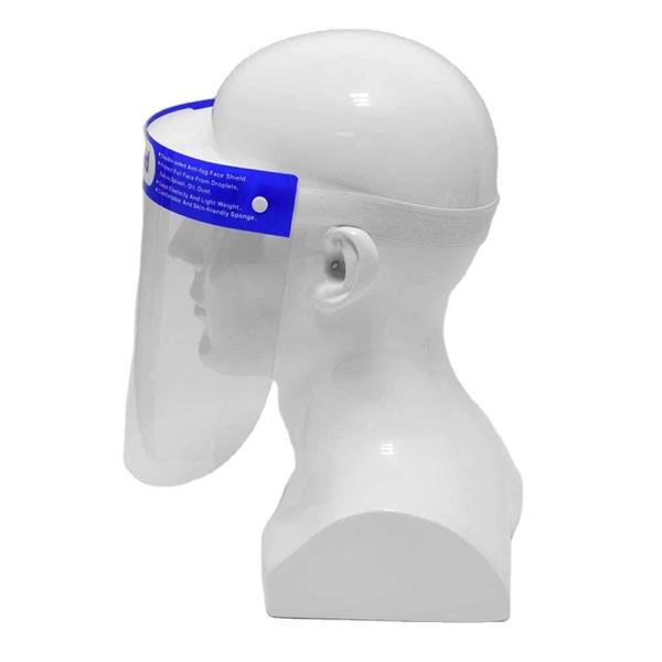 Custom Logo Imprintable Medical Face Shield Visor Reusable  No Glare Lens