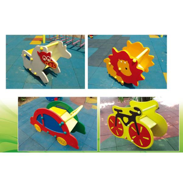 Bearing Stable Durable Kids Rocking Horse For Kids PVC Board