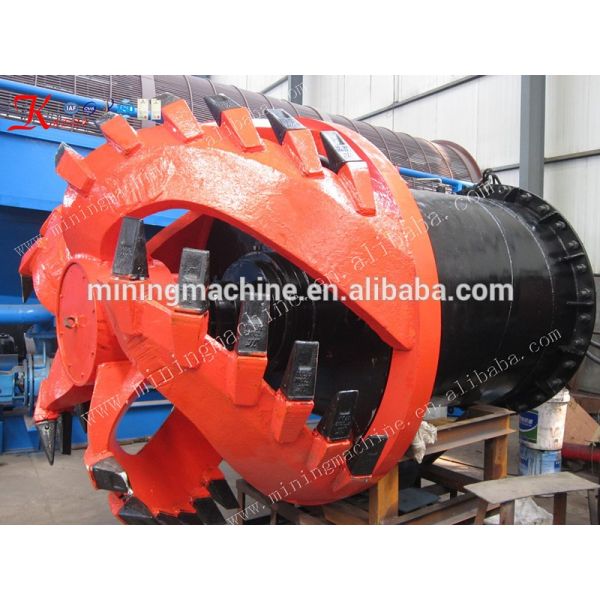 Diesel Power Cutter Suction Dredger 8m Dredging Depth 100cm Draught