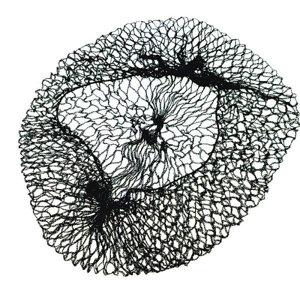 Chef XXL White Head Round Hairnet Disposable For Food Kitchen Elastic