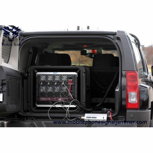 Military Security Bomb Signal Jammer , 8 Channels 2g 3G 4G Cell Phone Signal Jammer