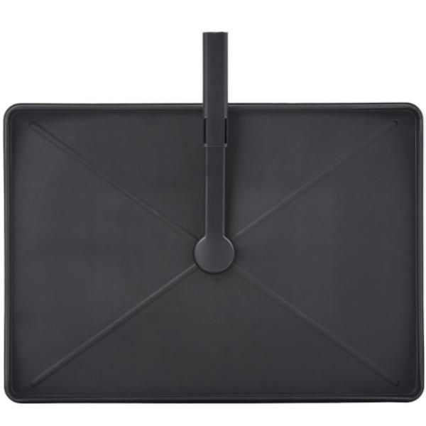 2 Layers Removable L38.5cm Steel Kitchen Basket Rack