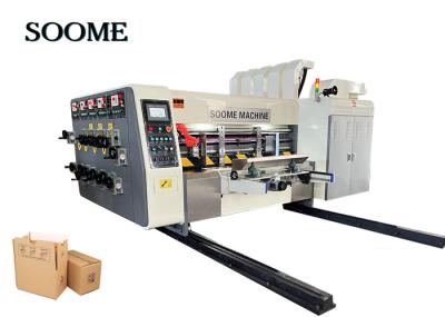 Box Packaging Carton Box Making Machine with High-Performance and Multi-color Printing
