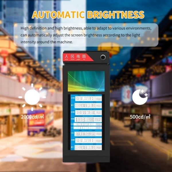 43 inch Touch Screen LCD dual-screen outdoor advertising machine