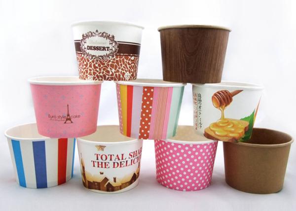 Food Grade To Go Disposable Paper Bowls For Restaurant 12oz 16oz 24oz