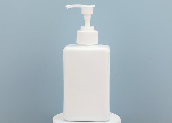 Plastic Pet Lotion Container Custom White Squeeze 330ml Shampoo Airless Pump Bottle