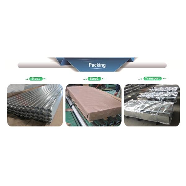 0.12mm SGCC Galvanized Roof Tiles / Zinc Coated Corrugated Roofing Sheets