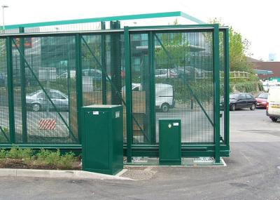 Cerca gigante Gate do jardim do metal de Double Leaf 5ftx3.5ft da cerca