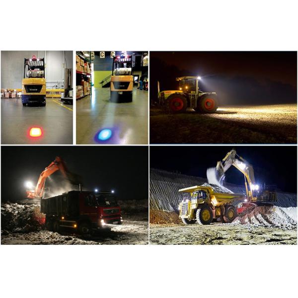 800lm Forklift Blue Spot Warning Light / Forklift Blue Safety Light Die Casting Housing