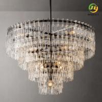 Hotel Lobby Creative Crystal Pendant Chandelier Postmodern Living Room