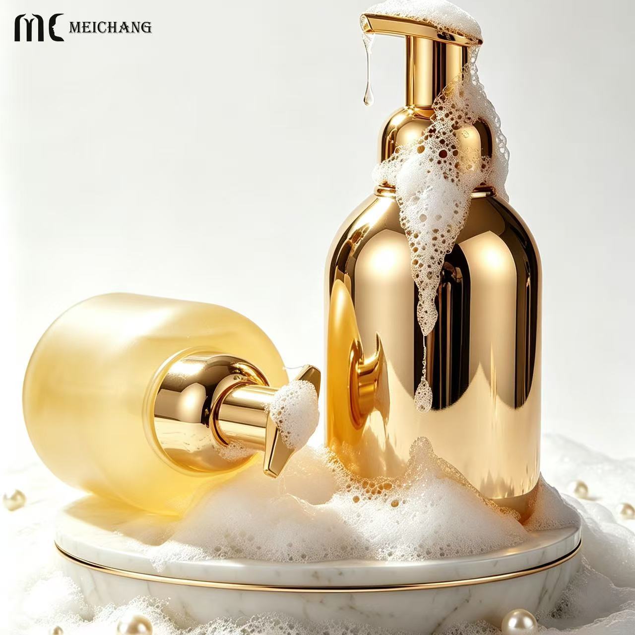 600ml PET Foaming Pump Bottle for Foaming Hand Soap Packaging(MC-1803)