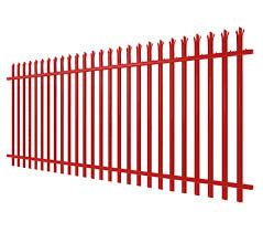4x4 Metal Palisade Fencing Galvanized Powder Coated Outdoor High Security Assembled