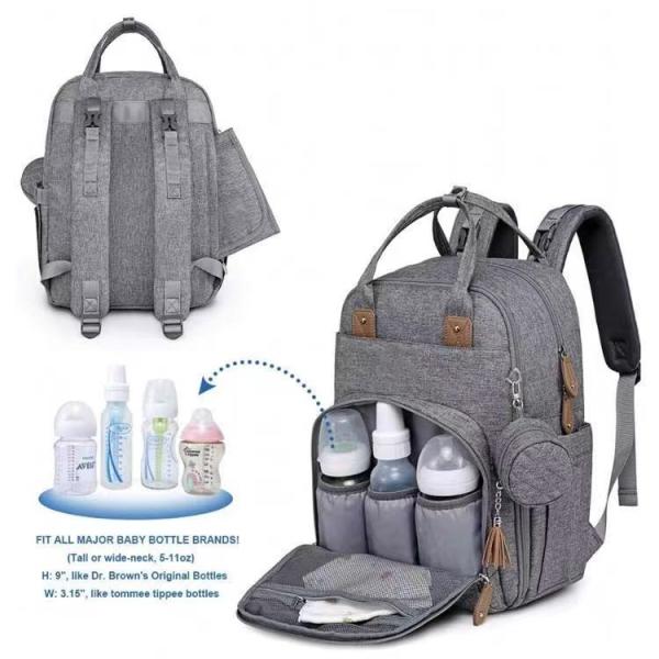 Convenient Multifunctional Mommy Diaper Bag Oxford Cloth Stylish Mother Bag