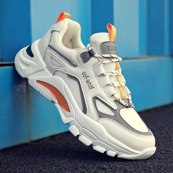 Mens Non Slip Walking Sneakers  M07 With PVC Sole  Breathable