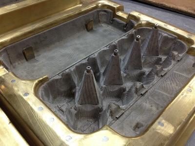 Divided Type Pulp Mold 10 Egg Carton Tool Brass Forming Dies