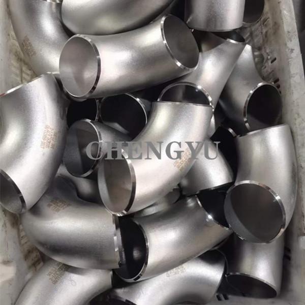 Anti Rust Varnish ASME B16 9 Elbow 904L Stainless Steel Buttweld Fittings 316Ti