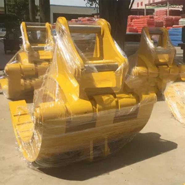 Komatsu PC450 Mechanical Grapple For Tractor 2500 Mm Excavator Rock Grapple