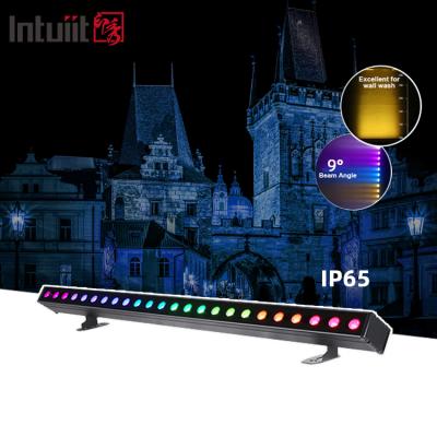 24x2W IP65 Waterproof Battery Led Wall Washer Light RGBW 4in1 Wall Washer Light Outdoor