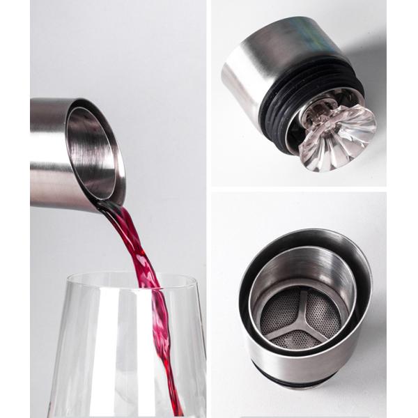 встроенное вино 53оз газируя Поурер, графинчик бутылки вина для Kрисмас