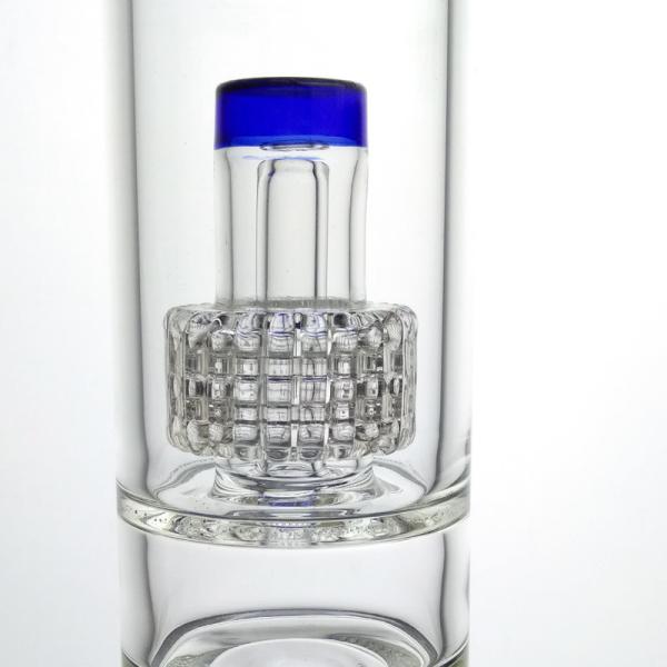 16 Inches Straight Hookah Water Bubbler Pipe Honeycomb Perc Smoking Bubbler