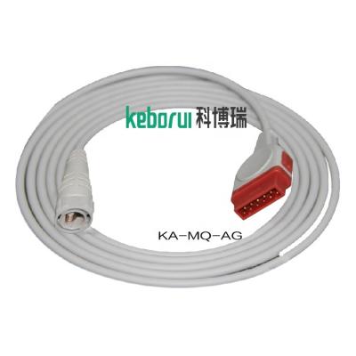 GE IBP cable compatible for Marquette 11 Pin to Argon transducer