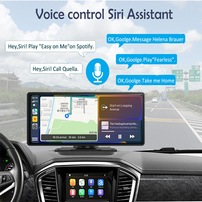 10.26 Inch Touch Wireless Apple CarPlay Screen With Navigation Car Player