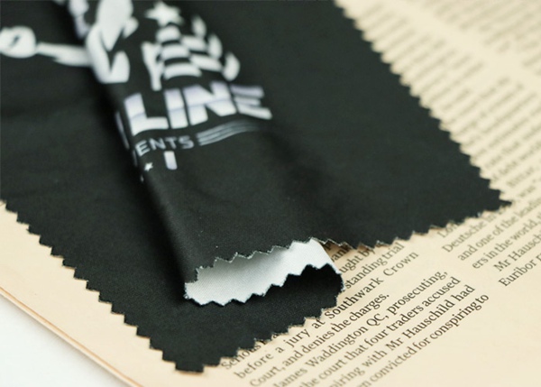 Печатание цифров зигзага ткани стекел Микрофибер стиля спорт одна сторона