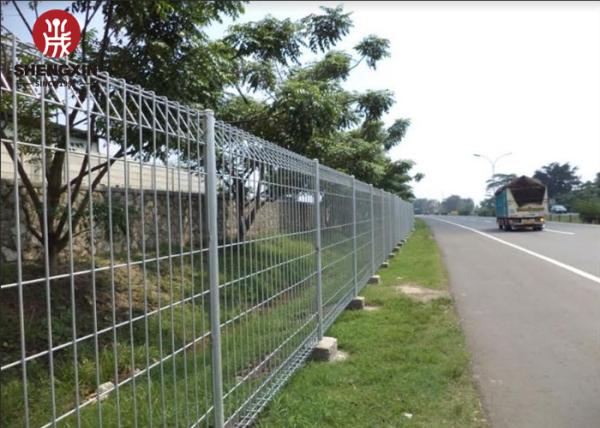 A252 RAL 7016 Dark Grey BRC Mesh Fence 1.8mx2.4m Roll Top Weld Mesh Fencing