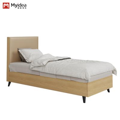 Cama de apartamento para estudantes com secretária para móveis de apartamento