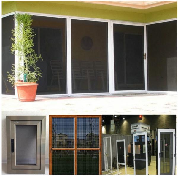 Window screen black powder coating stainless steel woven wire mesh