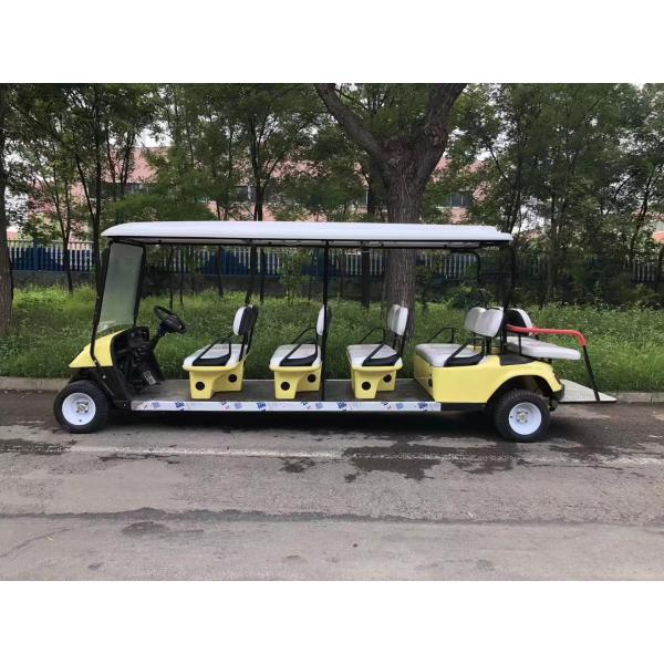 Цвет тележки 10 поля для гольфа тележки для гольфа желтого цвета 27мпх-35мпх подгонянный для фермы клуба гостиницы